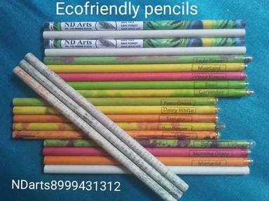 Many Color Ecofriendly Recycled Paper Pencils