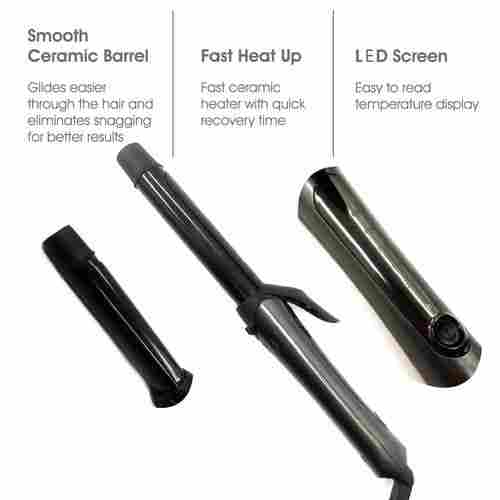 Customize Touch Control Hair Curling Iron Curler With Clip