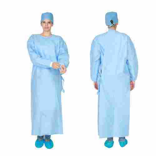 Stitched Blue, Green Doctor Surgical Gown for Hospital