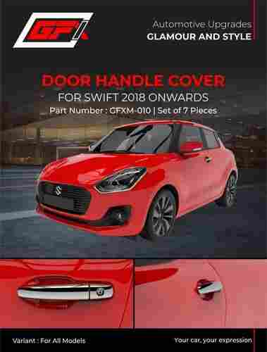 Car Chrome Door Handle Catch Cover for Maruti Suzuki Swift
