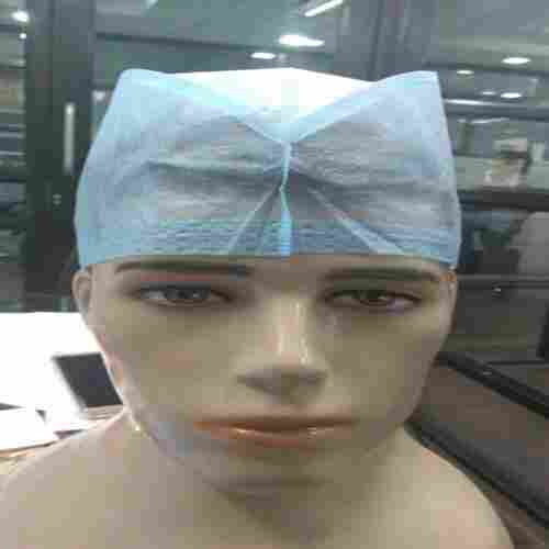 White, Blue Non Woven Disposable Surgeon Cap for Hospital