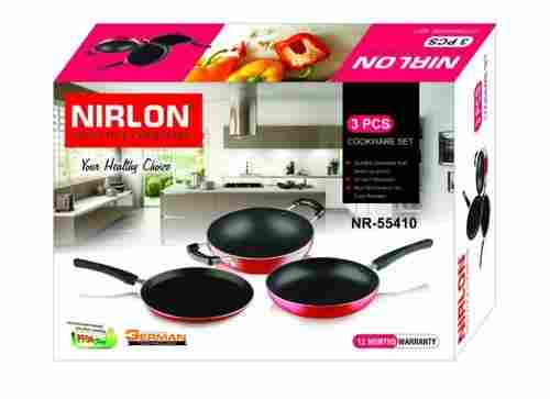 2.8mm Thickness Nirlon Non Stick Cookware Gift Set for Home Kitchen