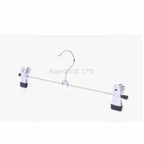 Steel Wire Pants Hanger With Clips