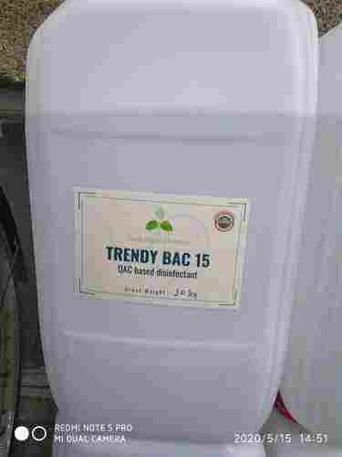 My New Product "Trendy BAC 15" Benzyl Ammonium Chloride QAC Based Disingectant