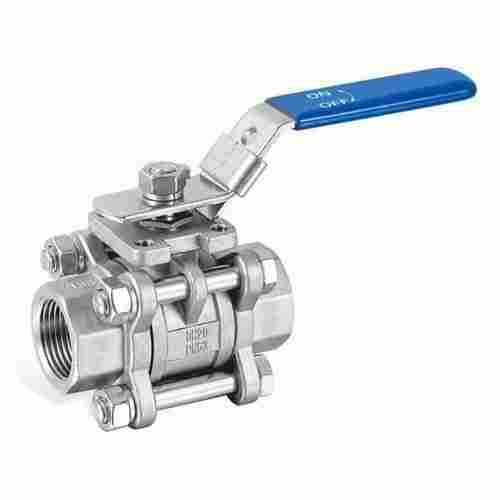 Stainless Steel High Pressure 3 PC Ball Valve For Water