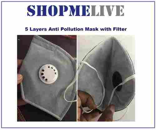 5 Layer Face Mask With Filter