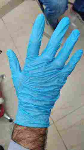 Blue Latex Nitrile Examination Hand Gloves