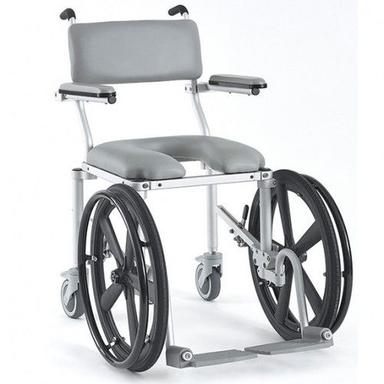 Ultra Narrow Shower Commode Wheelchair Foot Rest Material: Aluminum