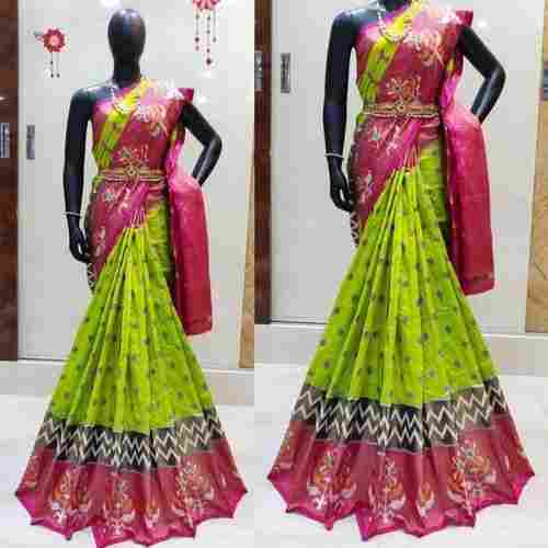 6.3m Party Wear Ladies Designer Pattu Saree