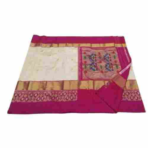 Party Wear Embroidered Ladies Designer Paithani Sarees with Blouse Piece