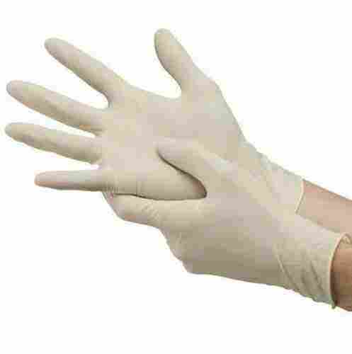 White Color Disposable Hand Gloves