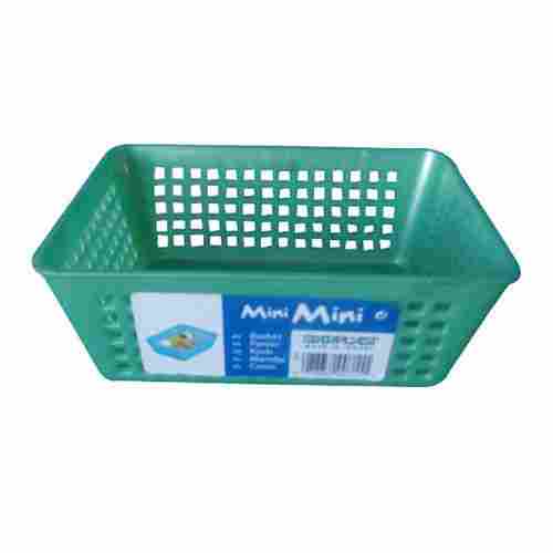 Plastic Rectangular Basket Crate