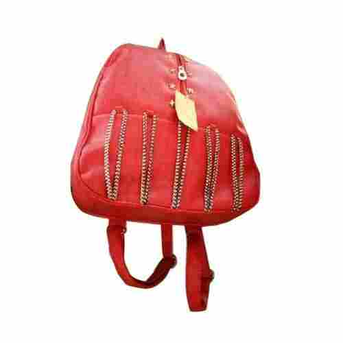 Girls Red College Bag