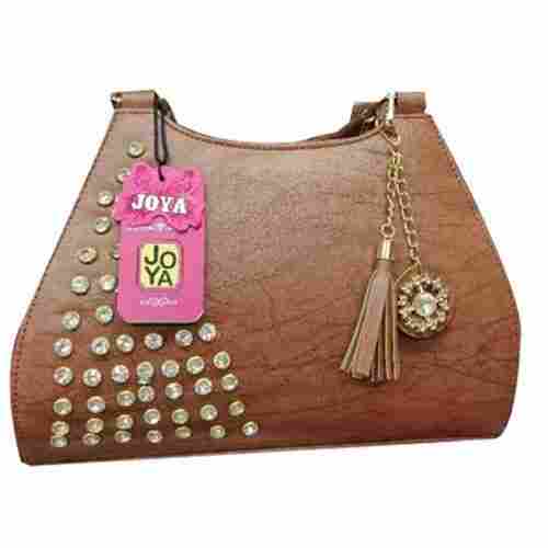 Ladies Studded PU Leather Handbag
