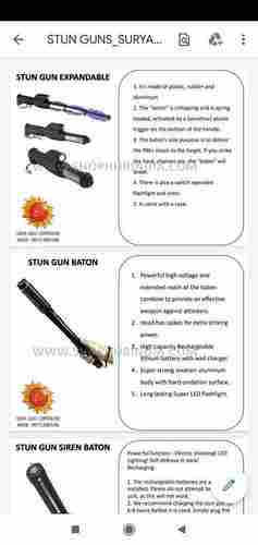 Personal Safety Stun Gun