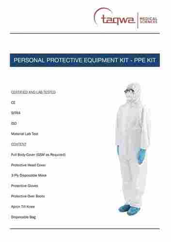 White Colored PPE Kit