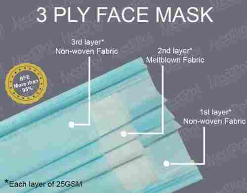 3 Ply Melt Blown Mask