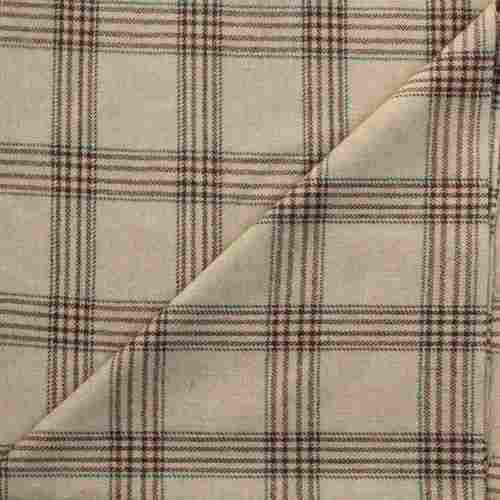 Fine Finish Woolen Check Tweed Fabric