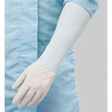 White Nitrile Blue Long Cuff Gloves, Application : Surgical And Hotel