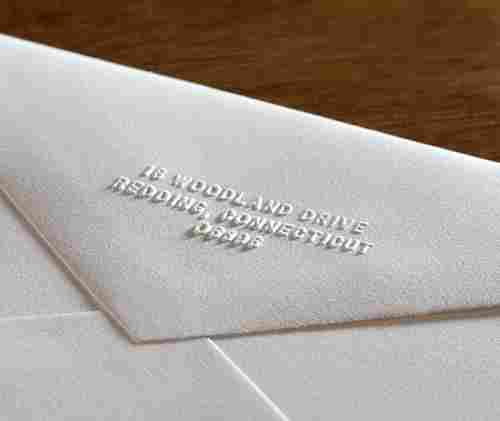 Smooth Finish Embossed Envelopes