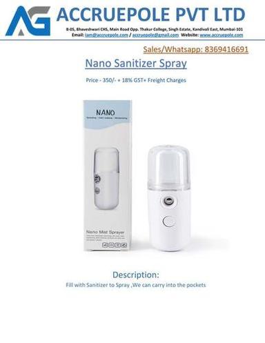 Nano Sanitizer Spray Dispenser