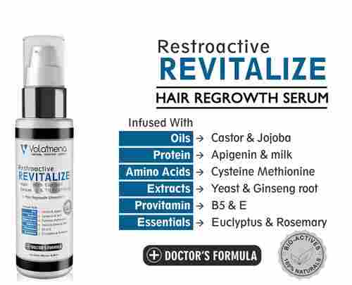 Volamena Resrtoactive Hair Revitalize Serum for Men and Women 50ml