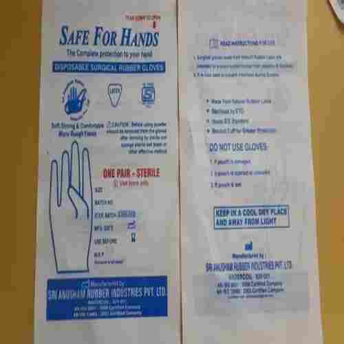 Mid Forearm Safe For Hands Powdered Sterile Latex Gloves