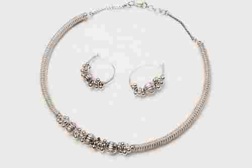 Designer Oxidized Necklace Set
