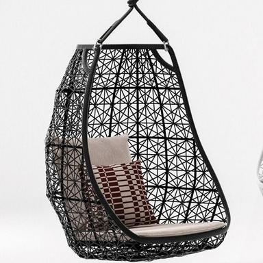 Arvabil Premium Handmade Wicker Jannat Egg Swing For Home And Garden No Assembly Required