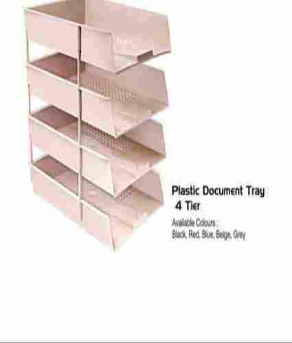 4 Tier Plastic Document Tray