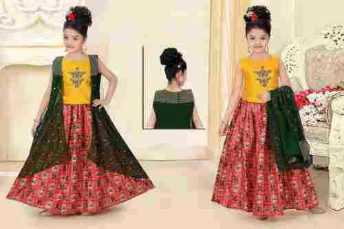 Girls Ethnic Choli Suit