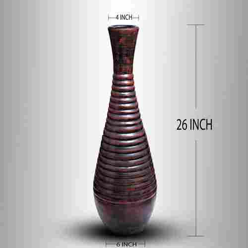 Craftsman Rajasthan Unique Design Terracotta Hand Crafted Vase For Home Decoration