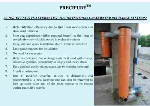 High Performance Precipure Rainwater Filters