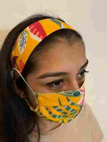 Womens Hairband And Mask Combo