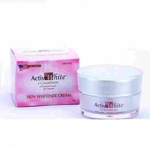 Active White L Glutathione Skin Whitening Cream to Removes Pigmentation and Free Radicals