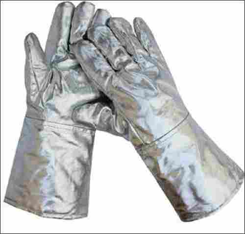 Silver Plain Aluminized Gloves