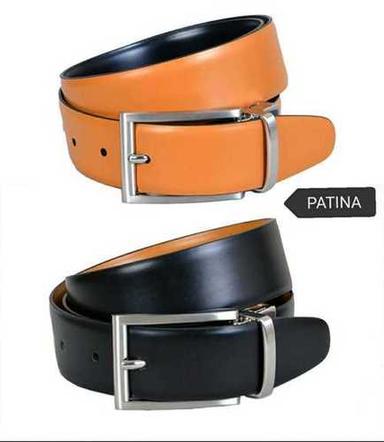 Men Reversible Casual Pu Leather Belts Size: 40 Inch