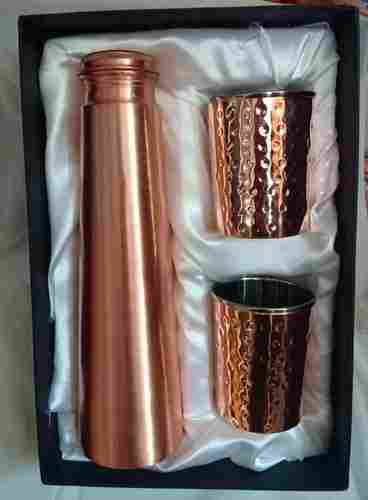 Highly Durable Copper Bottle and Glass