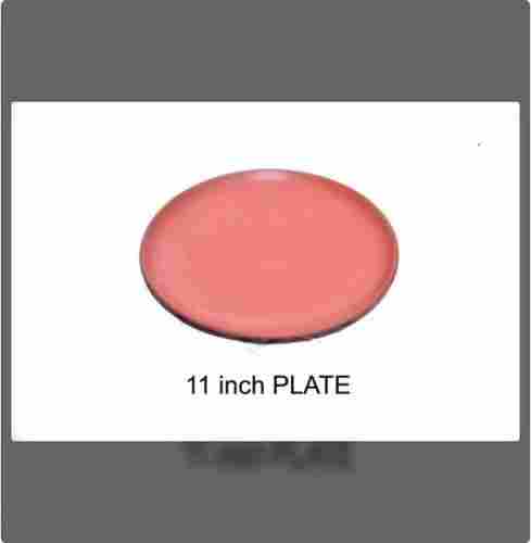 Plain Red Clay Plate