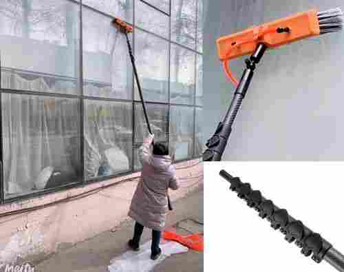 Quick Clamp 59 feet 60 feet 18 meter Carbon Fiber Window Cleaning Extendable Pole