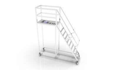 Portable Airport Aluminium Step Ladder Size: As Per Order Or Availability