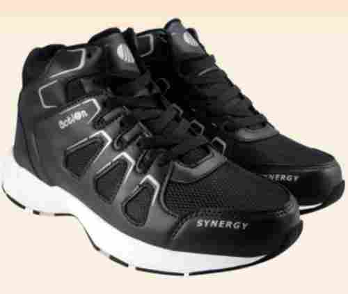 Star Rider SRH0025 Black and Silver Mens Sports Shoes