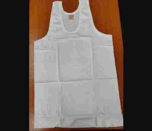 Everrich Mens Plain White Cotton Vest