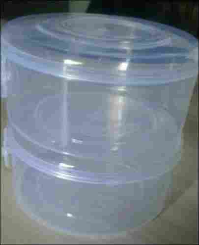 Circular Transparent Plastic Container
