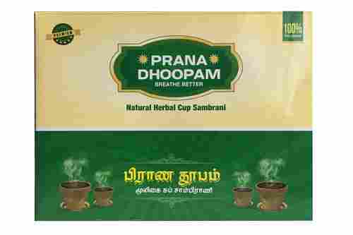 Prana Dhoopam Natural Herbal Cup Sambrani Dhoop