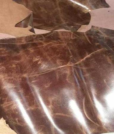 Brown Finished Crunch Buffalo Leather