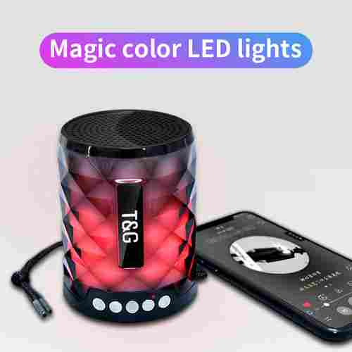 TG Colorful LED Bluetooth Speaker Portable Outdoor TG155