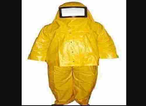 Yellow Color Chemical Resistant PVC Safety Suits