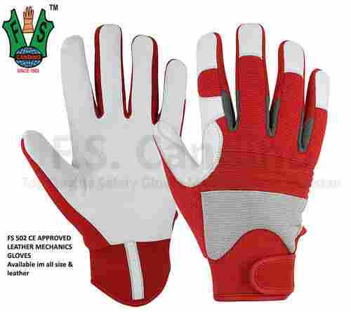 Leather Mechanics Work Gloves