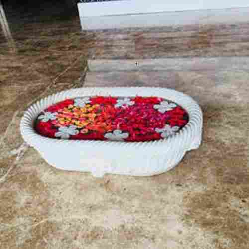 White Marble Stone Bathtub